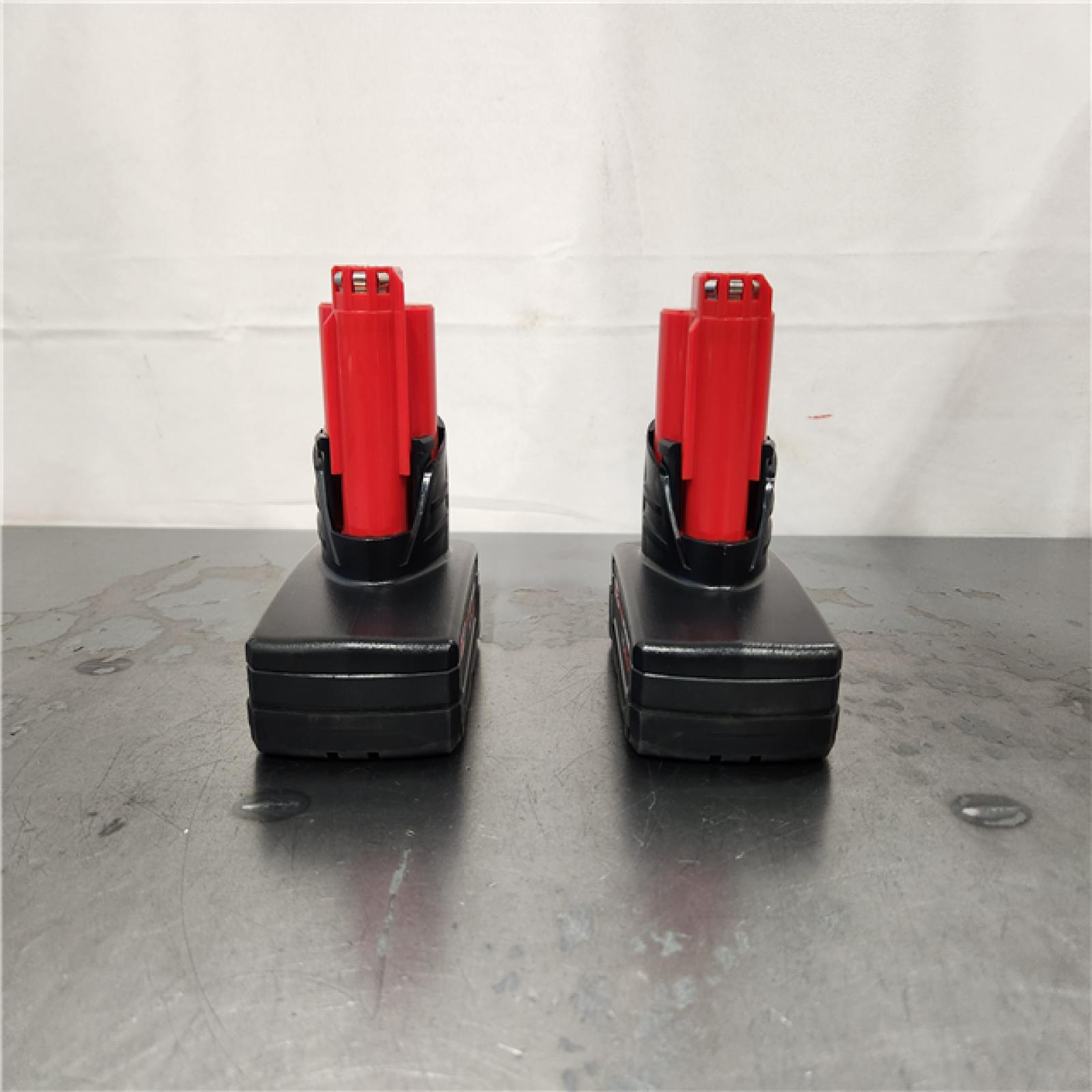 AS-IS- M12 12V Lithium-Ion XC Extended Capacity Battery Pack 6. 0Ah (2-Pack)