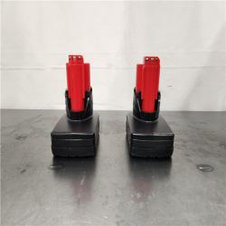 AS-IS- M12 12V Lithium-Ion XC Extended Capacity Battery Pack 6. 0Ah (2-Pack)