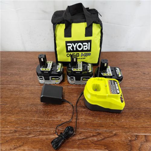 AS-IS RYOBI ONE+ 18V Lithium-Ion HIGH PERFORMANCE Battery Starter Kit
