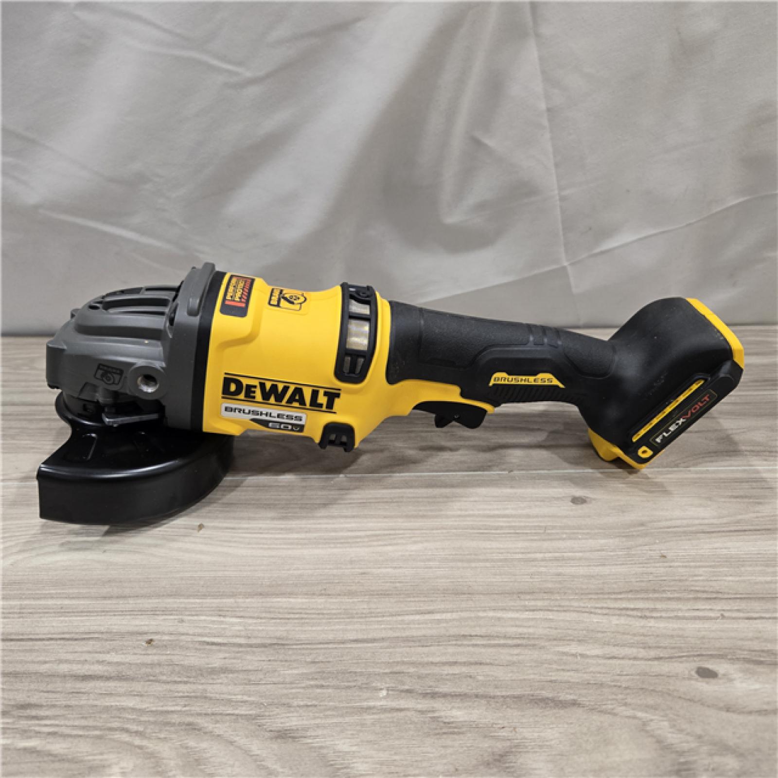 AS-IS DEWALT 60V MAX Cordless Brushless 4.5 in. to 6 in. Small Angle Grinder (Tool Only)