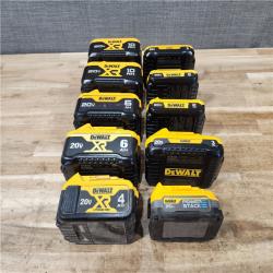 HOUSTON LOCATION - AS-IS DEWALT BATTERY PACK QTY - 10