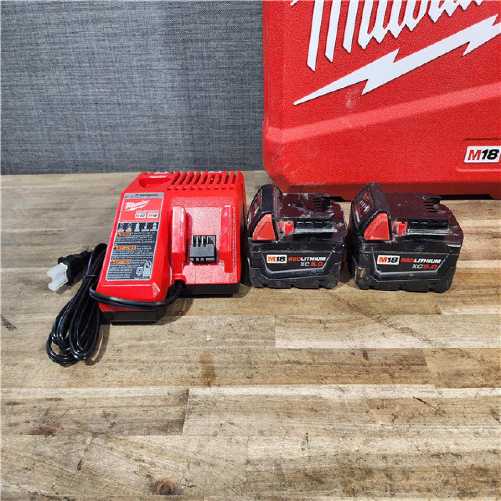 HOUSTON LOCATION - AS-IS Milwaukee  FUEL 18V Lithium-Ion Brushless Cordless Hammer Drill and Impact Driver Combo Kit