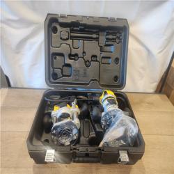 AS-IS- 1-3/4 HP (maximum Motor HP) Fixed Base / Plunge Router Combo Kit