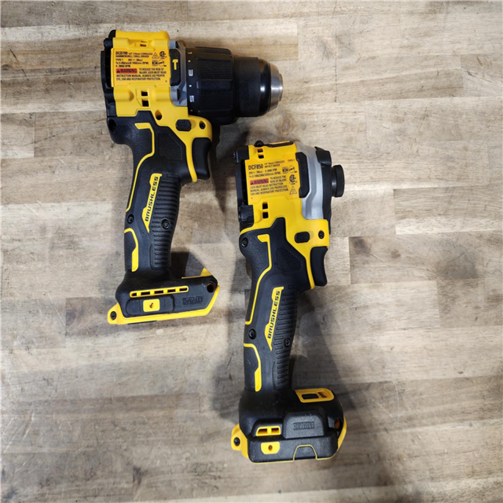 HOUSTON LOCATION - AS-IS DEWALT 2 TOOL COMBO KIT W/ (2) BATTERY & CHARGER