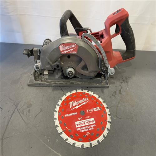 AS-IS - MILWAUKEE M18 FUEL 18V Lithium-Ion Cordless 7-1/4 in. Rear Handle Circular Saw
