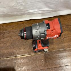 AS-IS Milwaukee 2904-22 Hammer Drill Driver Kit with Batteries  Charger & Tool Case  Red