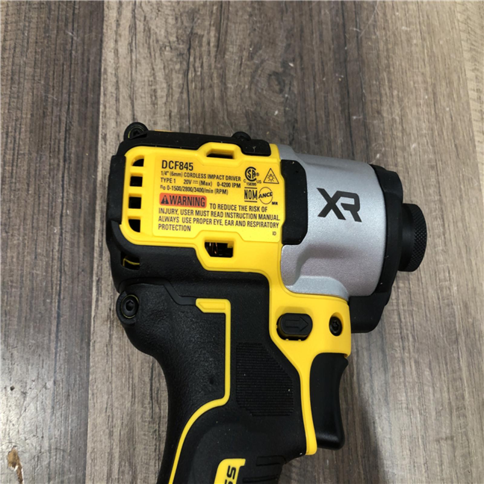 AS-IS DEWALT 20V MAX XR Cordless Brushless 1/4 in. 3-Speed Impact Driver (Tool-Only)