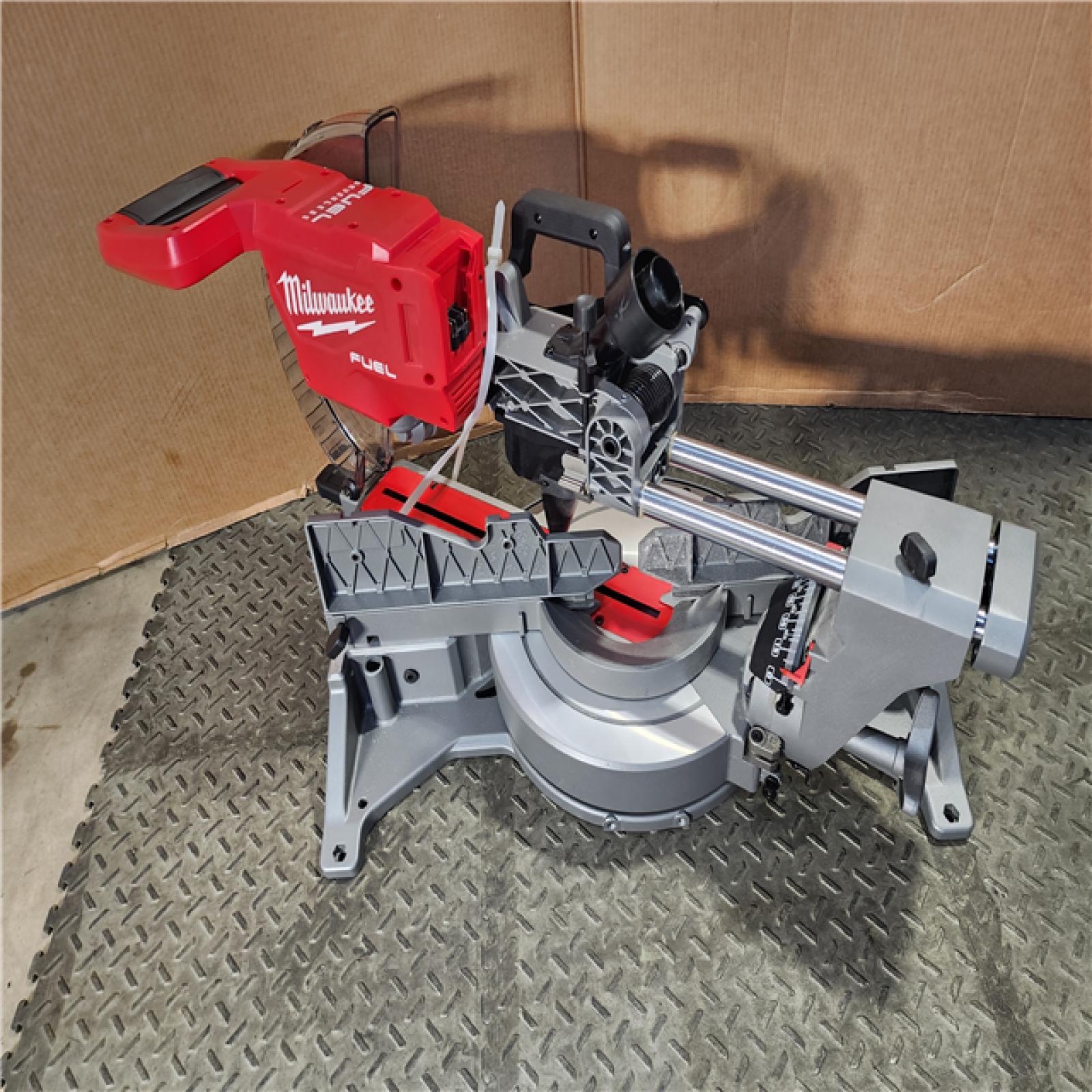 HOUSTON LOCATION - AS-IS M18 FUEL 18V Lithium-Ion Brushless Cordless 12 in. Dual Bevel Sliding Compound Miter Saw (Tool-Only)
