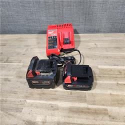 HOUSTON LOCATION - AS-IS Milwaukee 3 Tool Combo Kit W/ (2) Battery & Charger