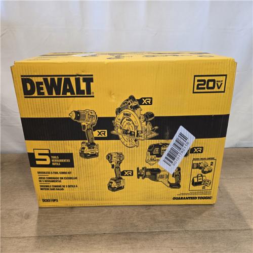 NEW!- DEWALT 20V Lithium-Ion Cordless 5-Tool Combo Kit
