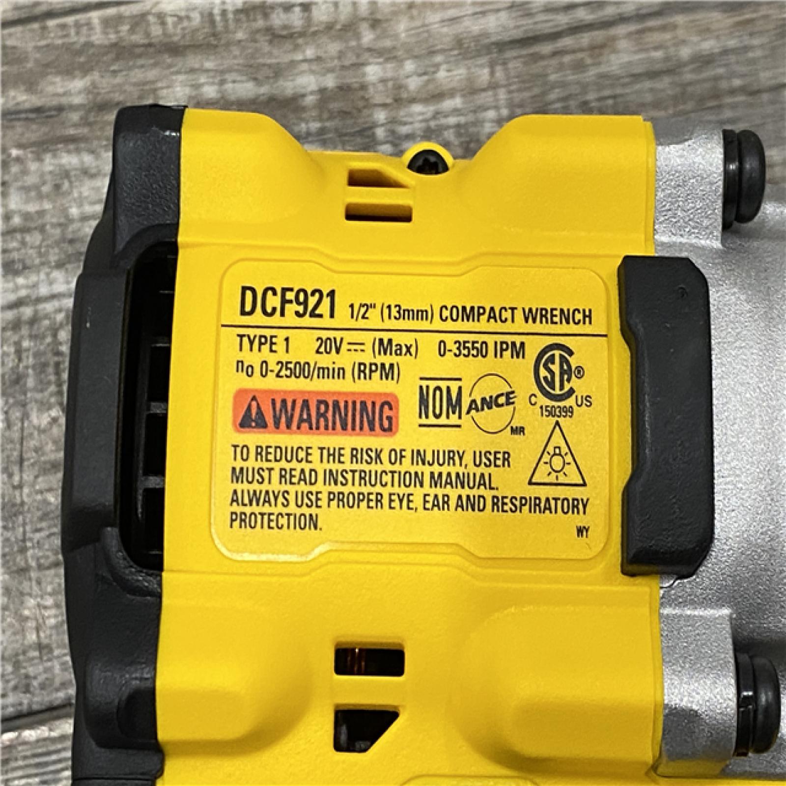 AS-IS DEWALT ATOMIC 20V MAX Cordless Brushless 1/2 in. Variable Speed Impact Wrench (Tool Only)
