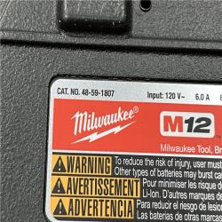 AS-IS Milwaukee 12-Volt/18-Volt Lithium-Ion Multi-Voltage 6-Port Sequential Rapid Battery Charger
