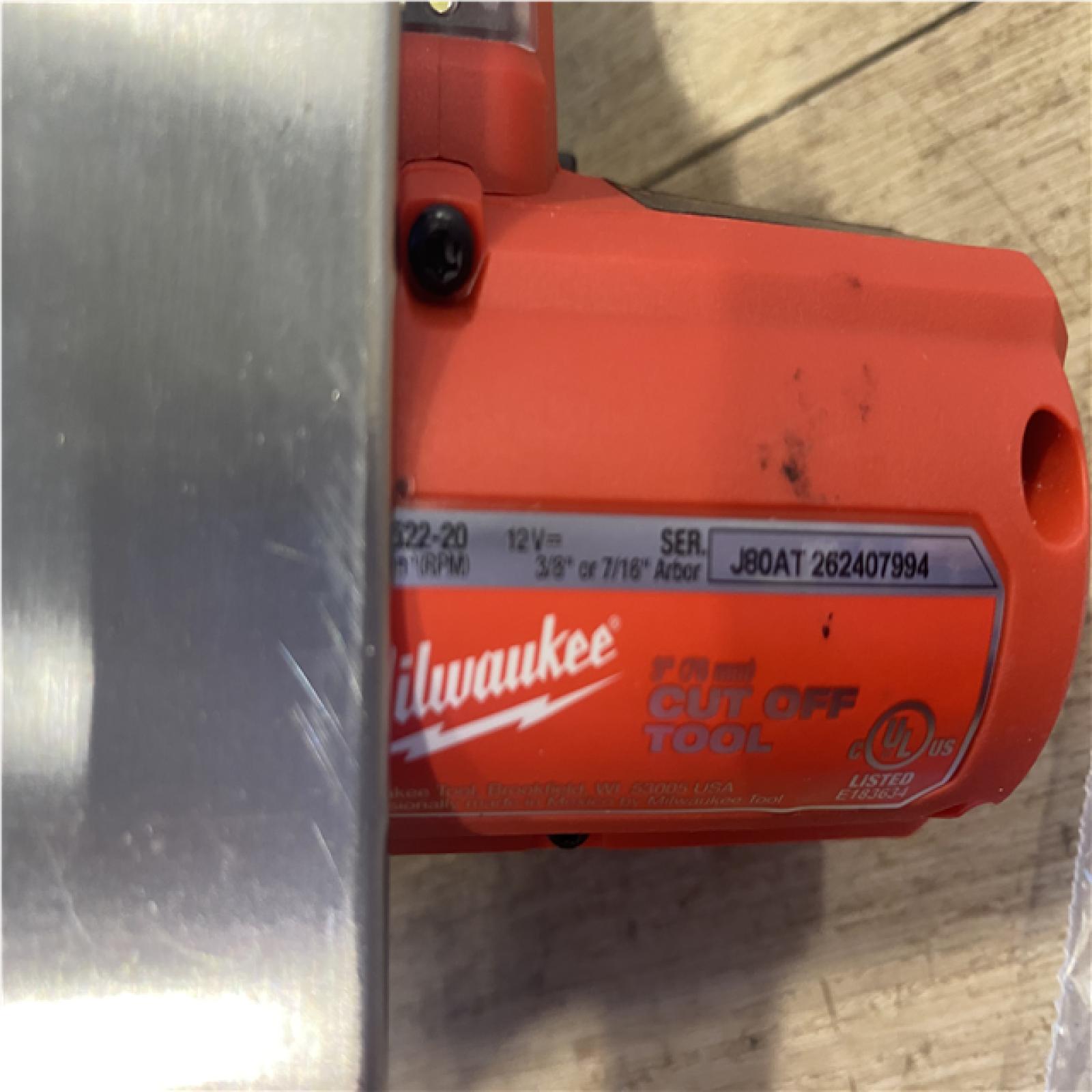 AS-IS Milwaukee FUEL 12V Lithium-Ion Brushless Cordless 3 in. Cut Off Saw (Tool-Only)