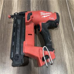 AS-IS Milwaukee FUEL 18-Volt Lithium-Ion Brushless Cordless Gen II 18-Gauge Brad Nailer (Tool-Only)