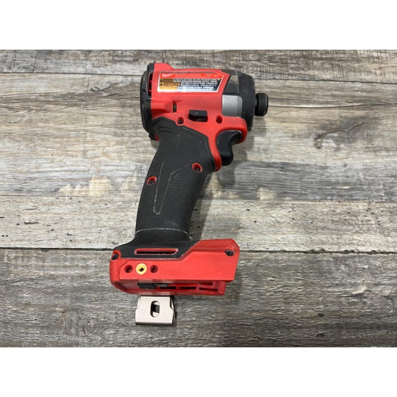 AS-IS Milwaukee FUEL 18V Lithium-Ion Brushless Cordless 1/4 in. Hex Impact Driver Kit