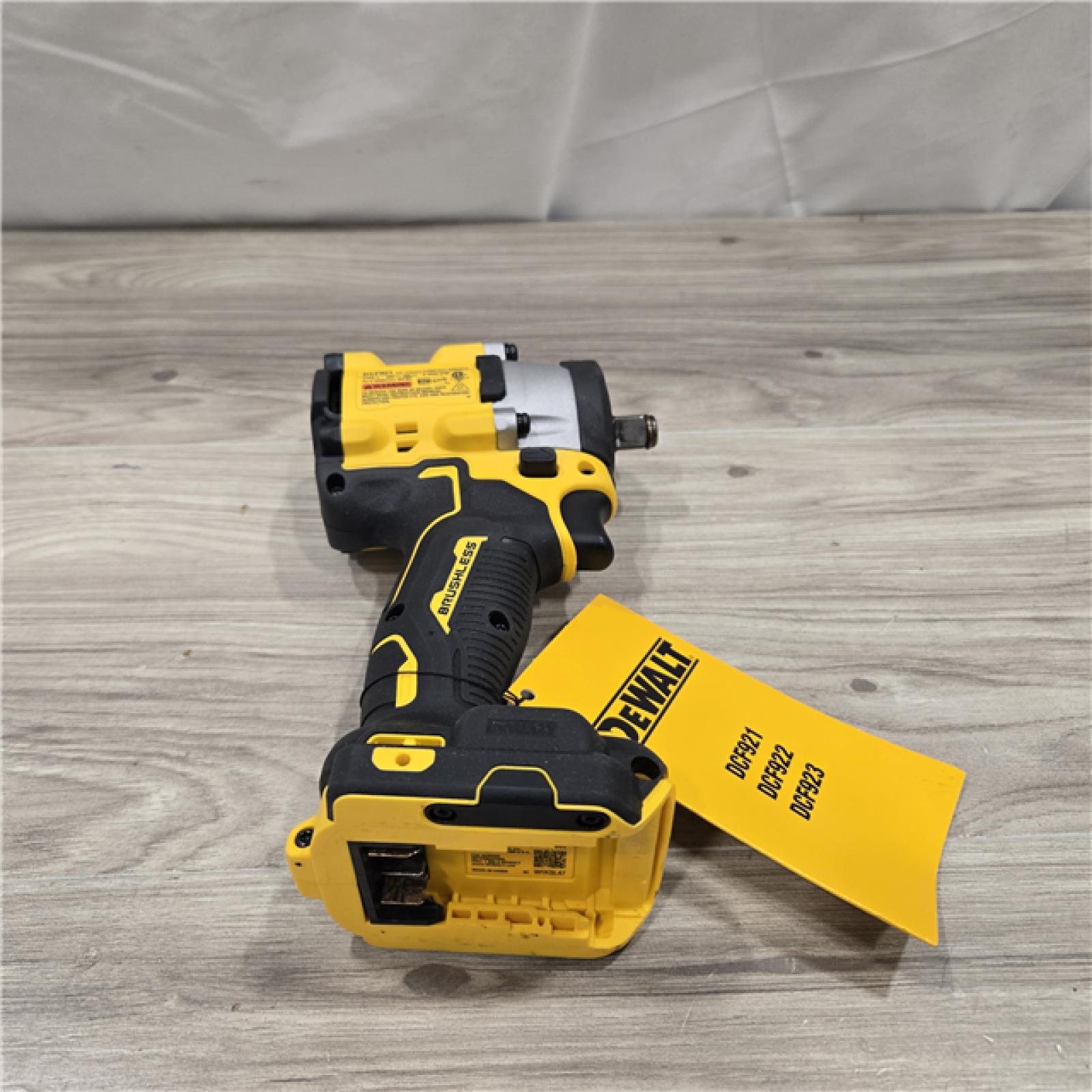 AS-IS DEWALT ATOMIC 20V MAX Cordless 1/2 in. Variable Speed Impact Wrench (Tool Only)