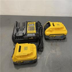 AS-IS - Dewalt 20V MAX POWERSTACK Lithium-Ion Batteries and Charger Starter Kit