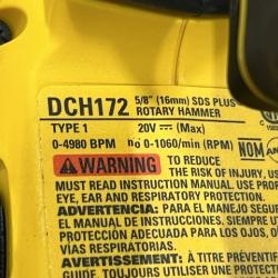 AS-IS DEWALT ATOMIC 20V MAX Cordless Brushless Ultra-Compact 5/8 in. SDS Plus Hammer Drill (Tool Only)