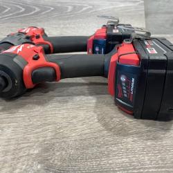 AS-IS Milwaukee FUEL 18V Lithium-Ion Brushless Cordless Hammer Drill and Impact Driver Combo Kit