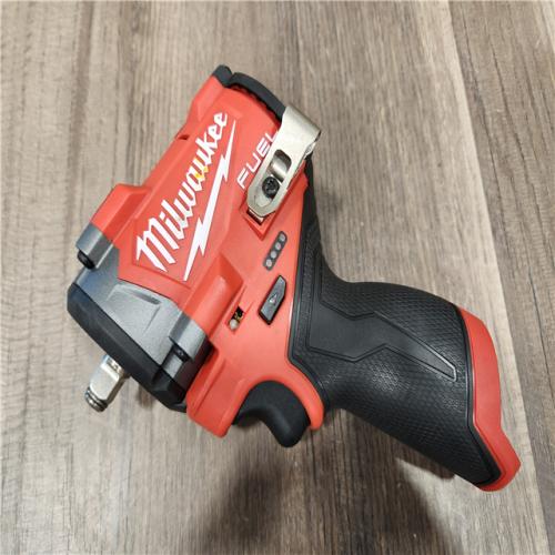 AS-IS- Milwaukee M12 FUEL M12 3/8 in. Cordless Brushless High Torque Impact Wrench (Tool-Only)