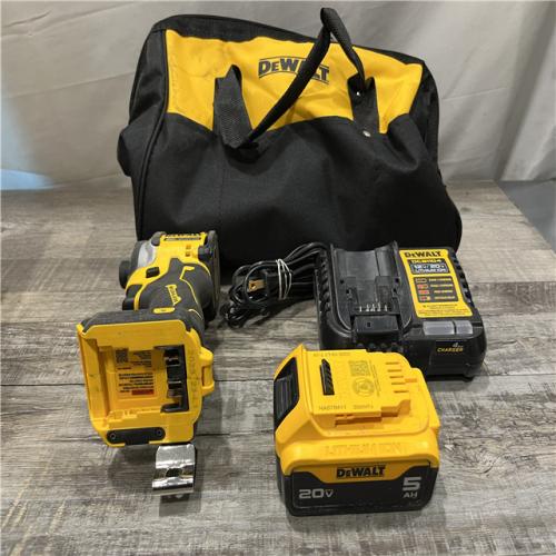 AS-IS DEWALT ATOMIC 20V MAX Lithium-Ion Cordless 1/4 in. Brushless Impact Driver Kit