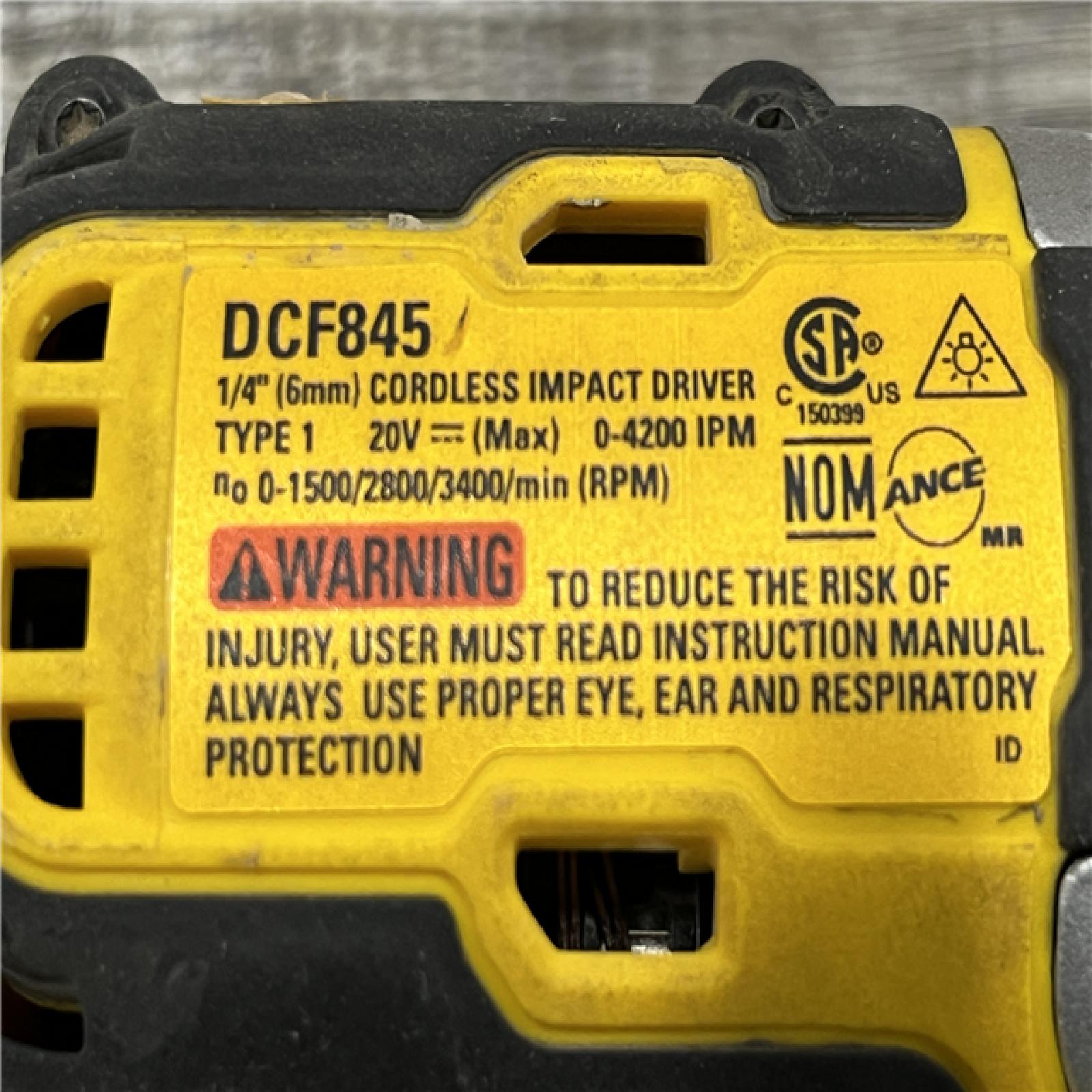 AS-IS DEWALT 20-Volt Maximum XR Cordless Brushless 1/4 in. 3-Speed Impact Driver (Tool-Only)