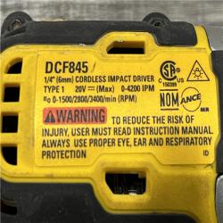 AS-IS DEWALT 20-Volt Maximum XR Cordless Brushless 1/4 in. 3-Speed Impact Driver (Tool-Only)