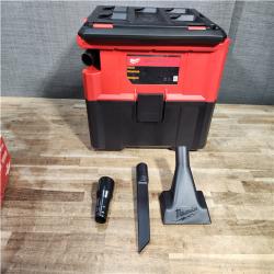 Houston Location AS-IS - Milwaukee FUEL PACKOUT 18-Volt Lithium-Ion Cordless 2.5 Gal. Wet/Dry Vacuum (Vacuum-Only)