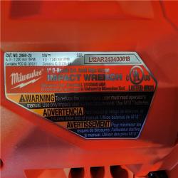HOUSTON LOCATION - AS-IS (APPEARS LIKE NEW) Milwaukee 2869-20 M18 FUEL 18V Lithium-Ion Brushless Cordless 1 in. Impact Wrench Extended Reach D-Handle (Tool-Only)