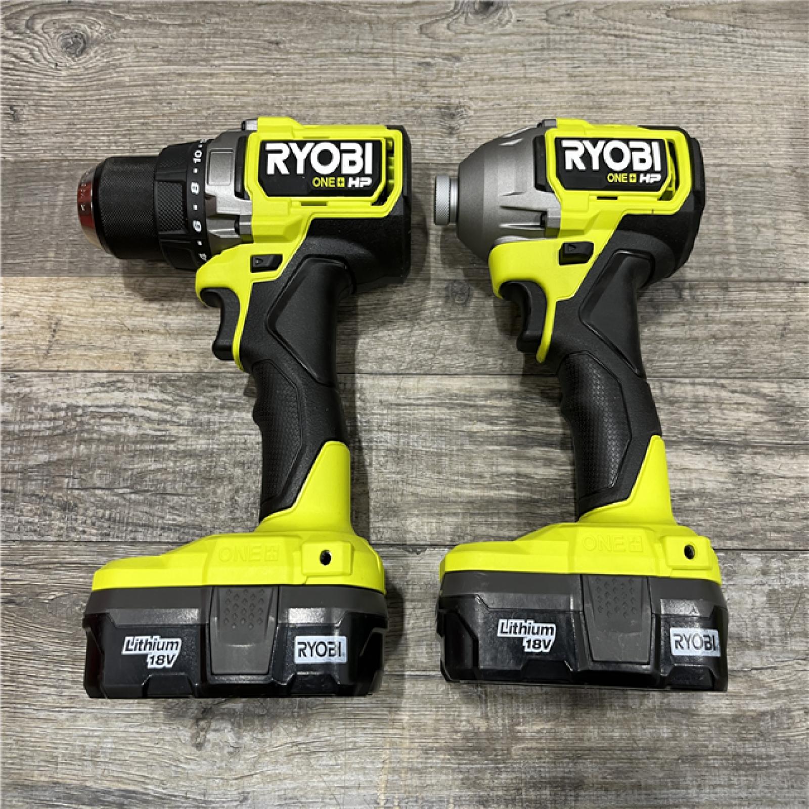 AS-IS RYOBI ONE+ HP 18V Brushless Cordless 2-Tool Combo Kit