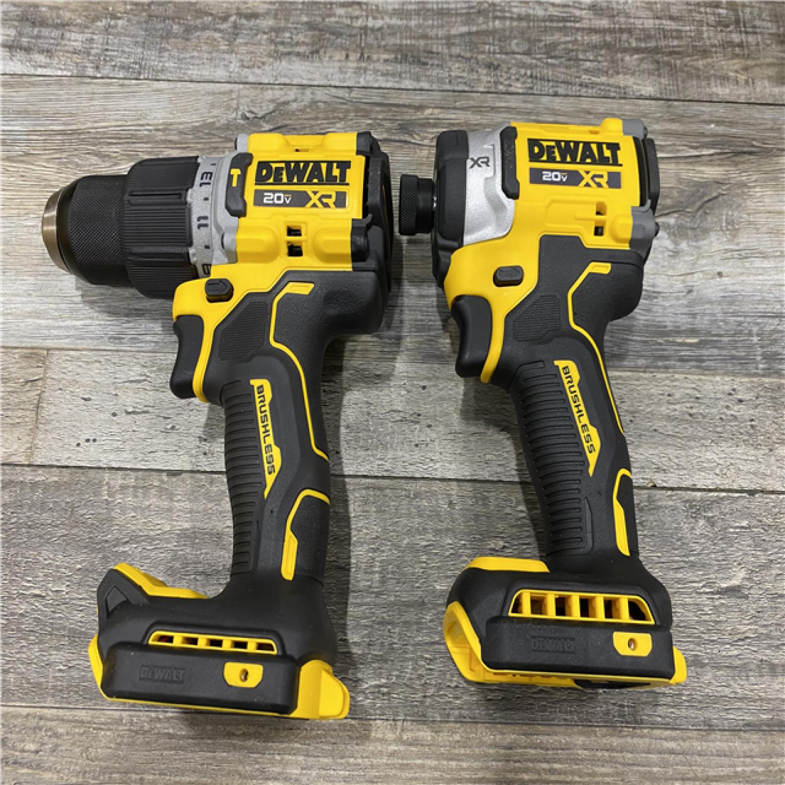 AS-IS DEWALT 20V XR Lithium-Ion Cordless 2-Tool Combo Kit