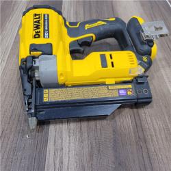 AS-IS DeWalt  20-Volt MAX Atomic Compact Cordless Pin Nailer Kit  Brushless Motor  23 Gauge  Battery