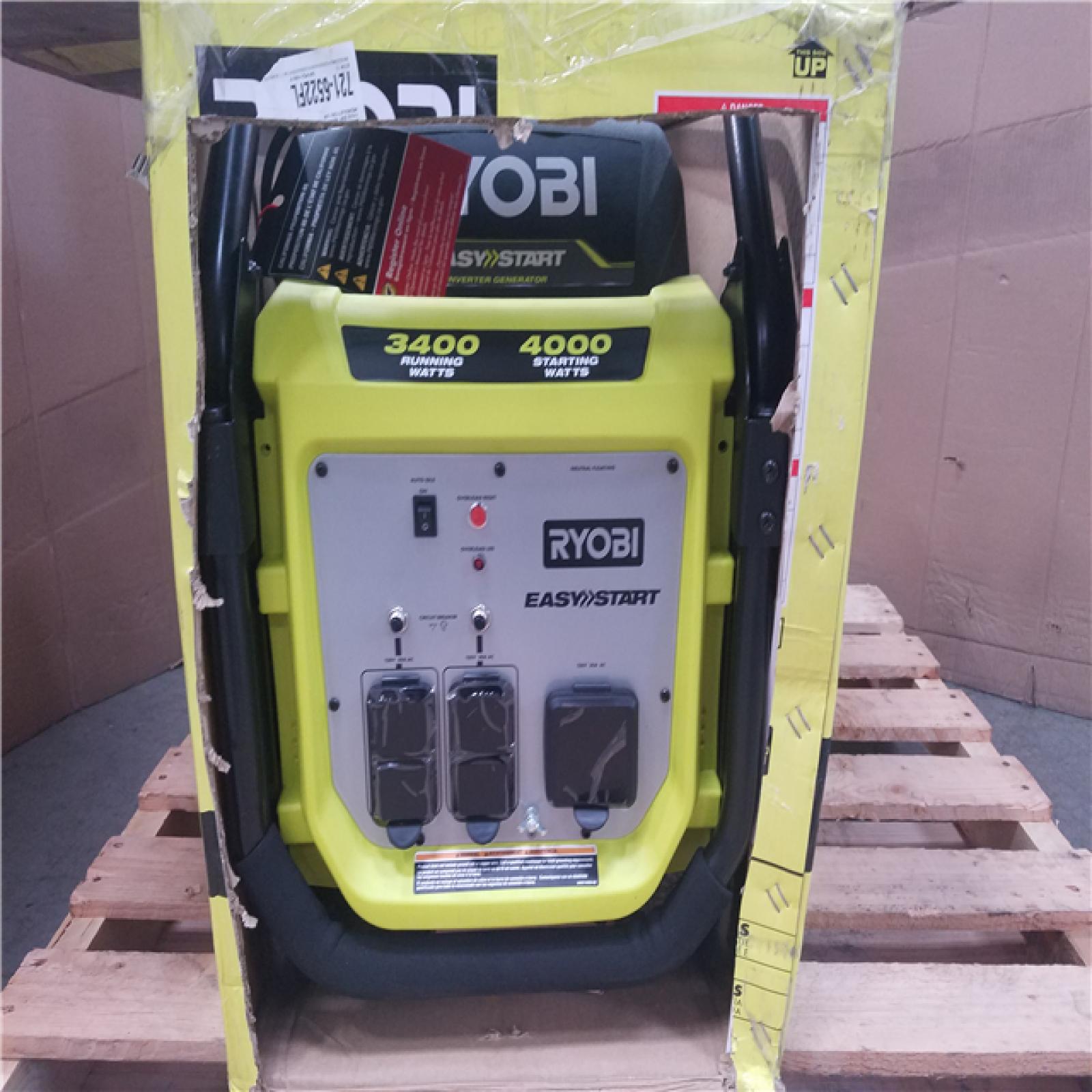 CALIFORNIA AS-IS RYOBI PORTABLE GENERATOR