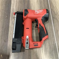 AS-IS Milwaukee 12-Volt 23-Gauge Lithium-Ion Cordless Pin Nailer (Tool-Only)