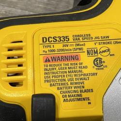 AS-IS DEWALT 20V MAX XR Cordless Barrel Grip Jigsaw (Tool Only)