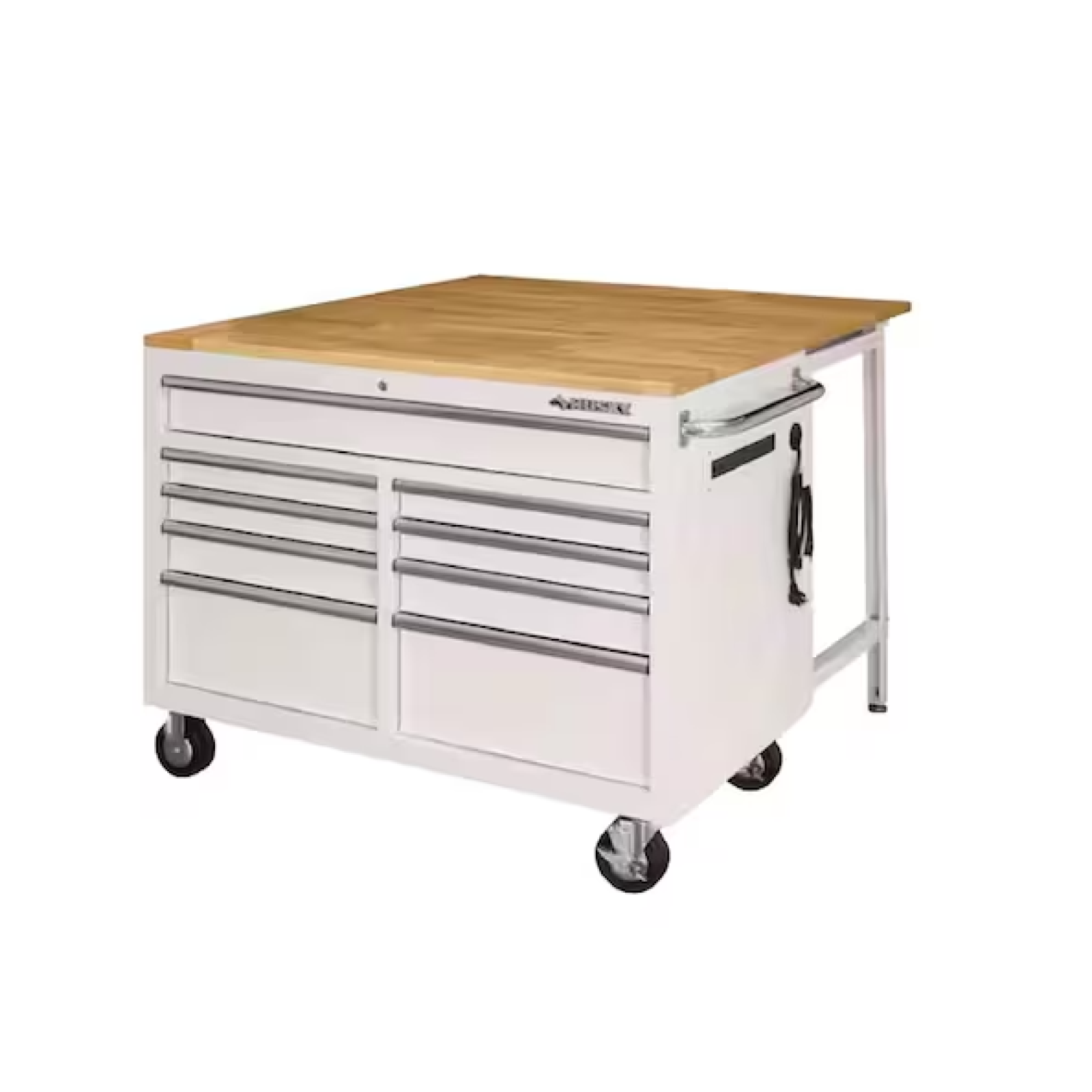 DALLAS LOCATION- Husky 46 in. W x 51 in. D Standard Duty Mobile Workbench Cabinet