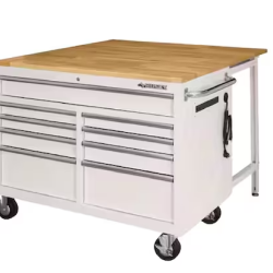 DALLAS LOCATION- Husky 46 in. W x 51 in. D Standard Duty Mobile Workbench Cabinet