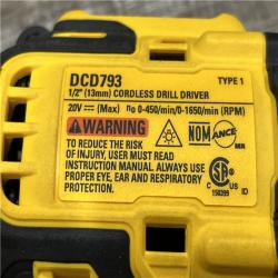 AS-IS DEWALT 20V MAX Compact Brushless Cordless 1/2-in Drill/Driver Kit