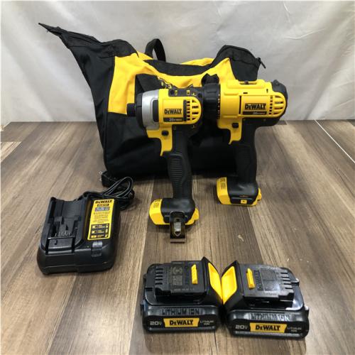 AS-IS DEWALT 20V MAX Cordless Drill/Impact 2 Tool Combo Kit