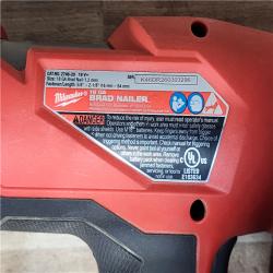 HOUSTON LOCATION - AS-IS Milwaukee FUEL 18-Volt Lithium-Ion Brushless Cordless Gen II 18-Gauge Brad Nailer (Tool-Only)