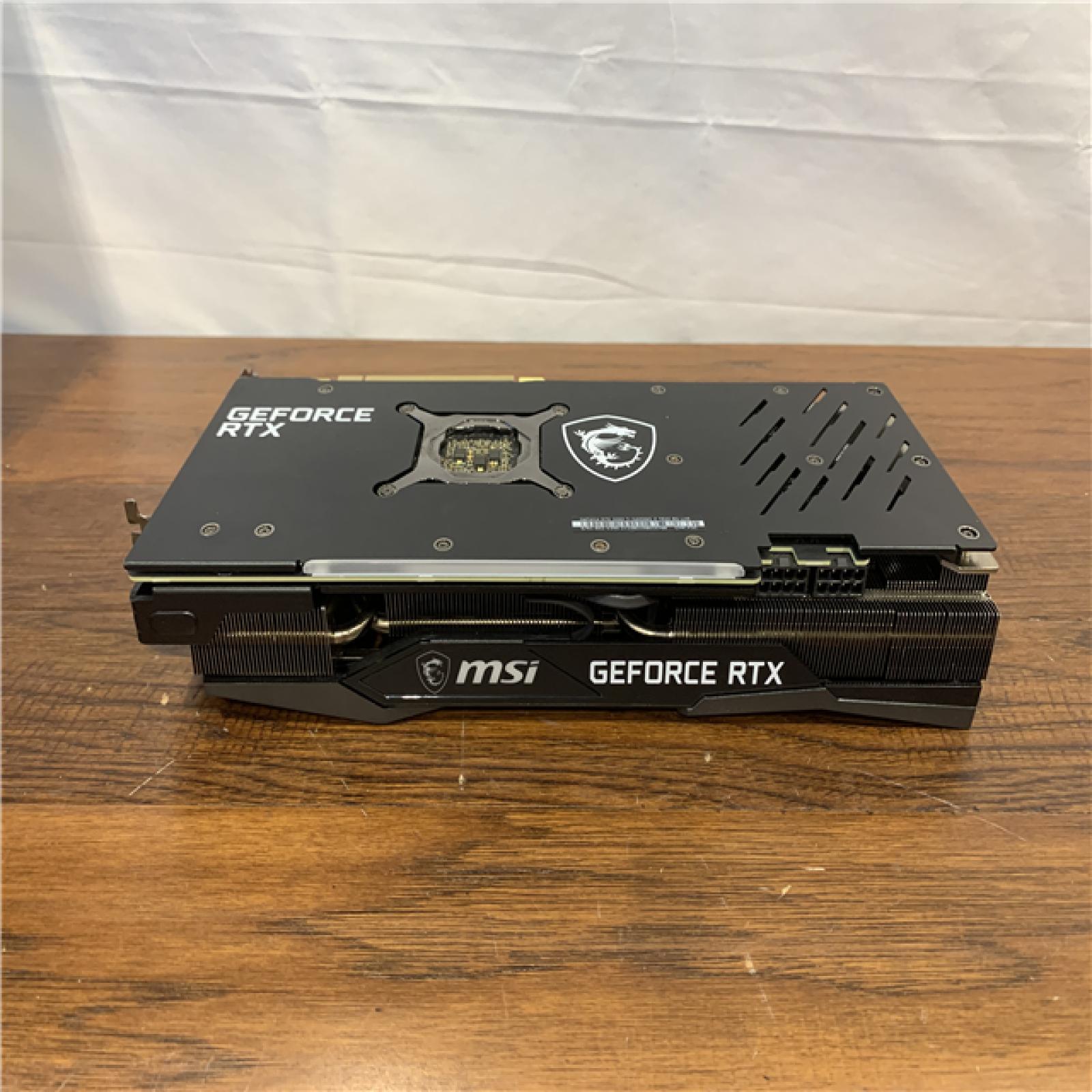 AS-IS MSI GeForce RTX 3060 Ti Gaming Z Trio LHR 8 GB Gddr6 Graphics Card