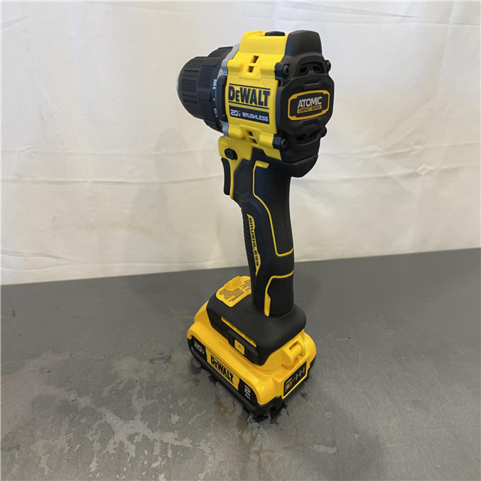AS-IS - DeWalt ATOMIC COMPACT SERIESâ„¢ 20V MAX* Brushless Cordless 1/2 in. Drill/Driver