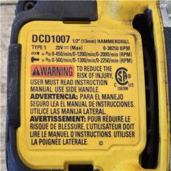 AS-IS DEWALT 20V MAX Brushless Cordless 1/2 3-Speed Hammer Drill (Tool-Only)