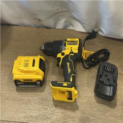 AS-IS DEWALT ATOMIC 20V Lithium-Ion Cordless 1/2 in. Hammer Drill Kit