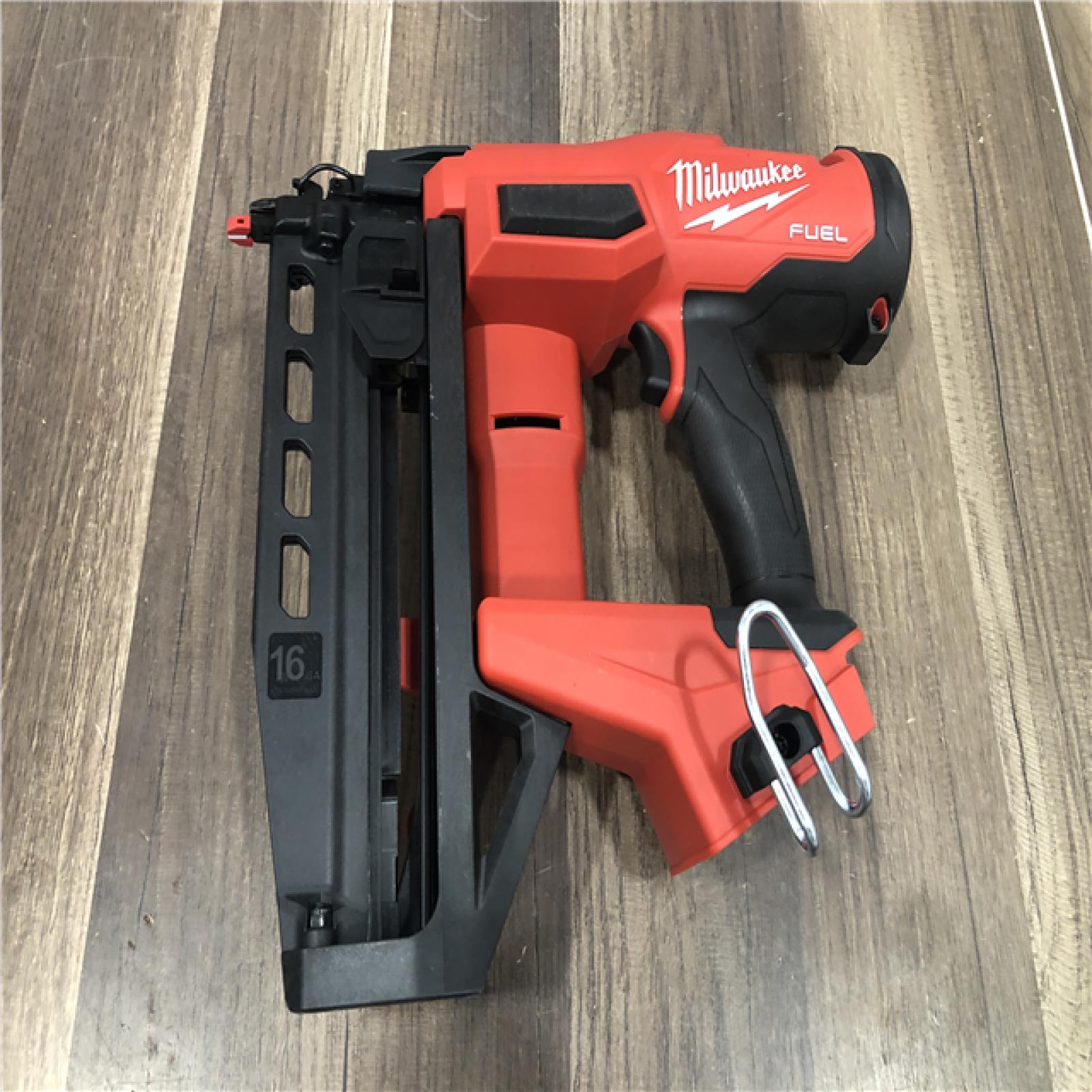 AS-IS Milwaukee FUEL 18-Volt Lithium-Ion Brushless Cordless Gen ll 16-Gauge Straight Finish Nailer (Tool Only)