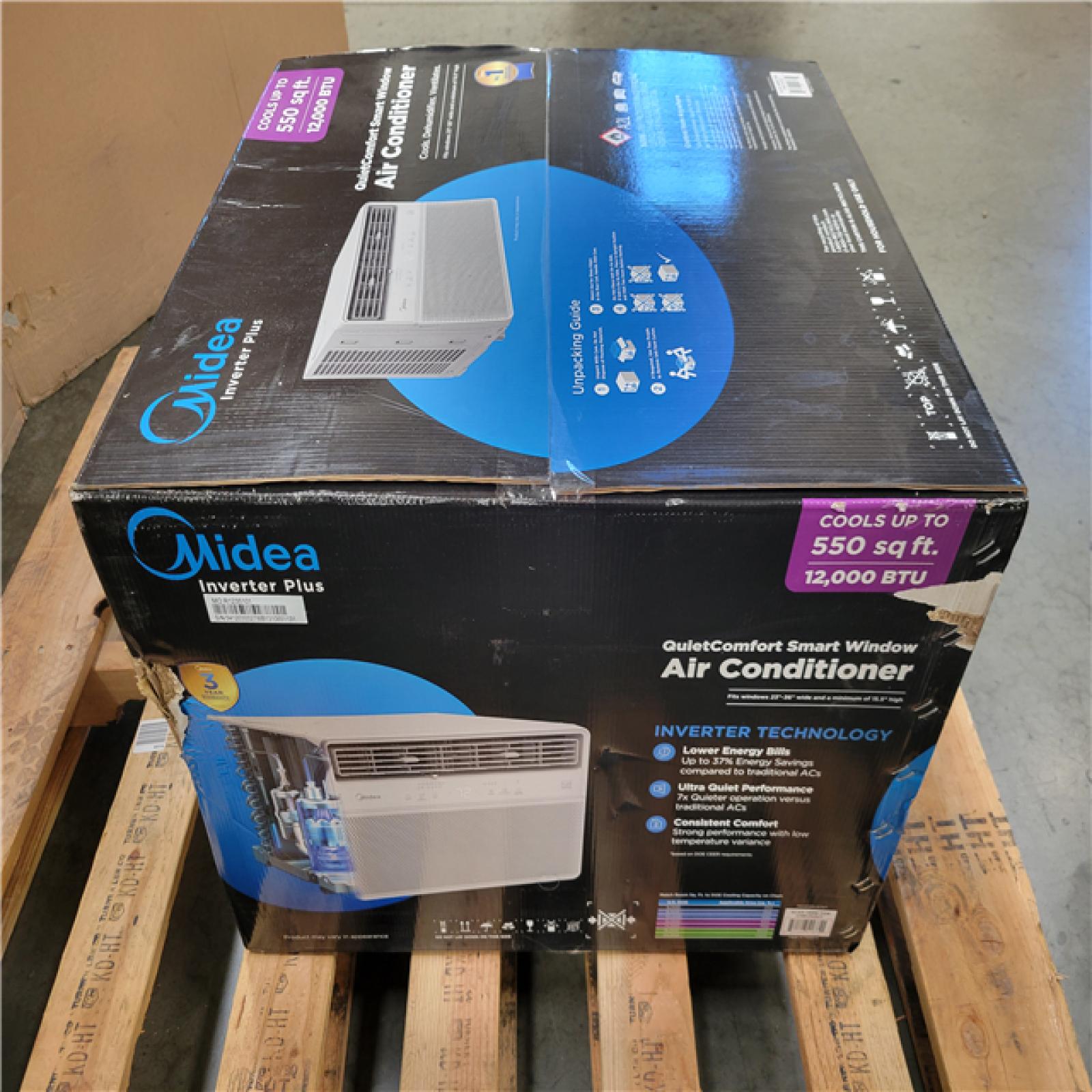 CALIFORNIA NEW MIDEA QUIETCOMFORT SMART WINDOW AIR CONDITIONER