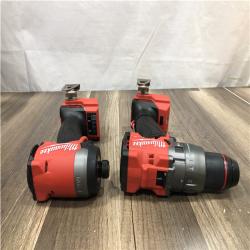 AS-IS Milwaukee FUEL 18V Lithium-Ion Brushless Cordless Hammer Drill and Impact Driver Combo Kit