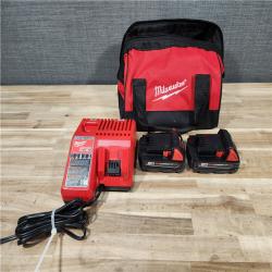 HOUSTON LOCATION - AS-IS Milwaukee  18V Lithium-Ion Cordless Drill Driver/Impact Driver Combo Kit