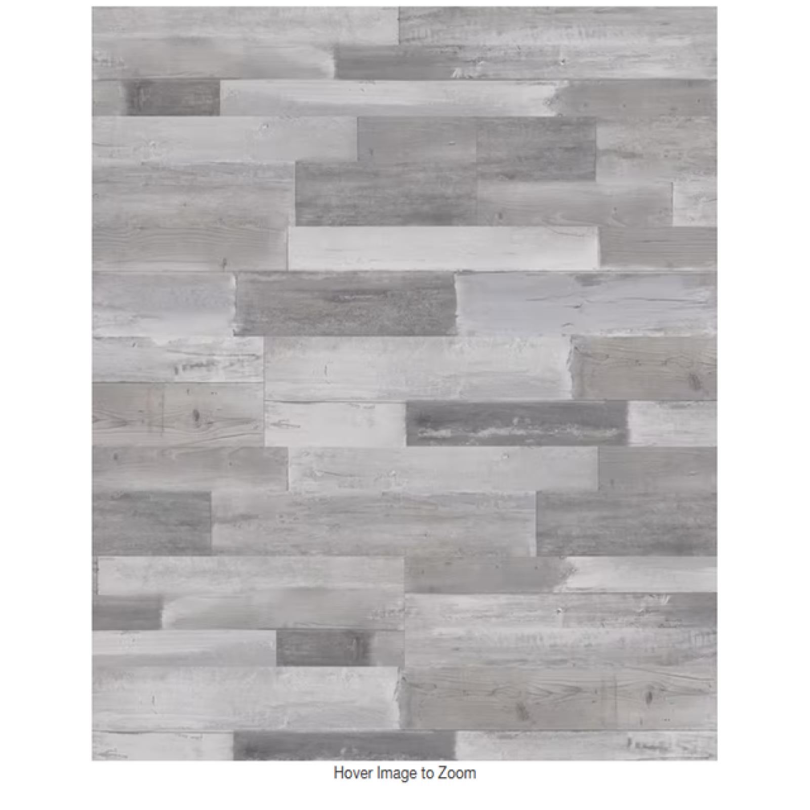 DALLAS LOCATION - TrafficMaster Skyland 6 MIL x 6 in. W x 36 in. Whitewashed Gray Click Lock Waterproof Luxury Vinyl Plank Flooring (23.95 sq. ft./Case) - 28 CASES