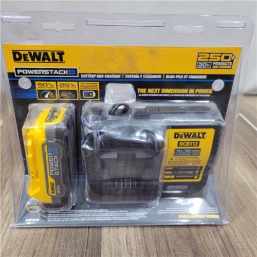 NEW! DEWALT DCBP034C 20V MAX Starter Kit with PowerStack Lithium-Ion Compact Battery and Charger